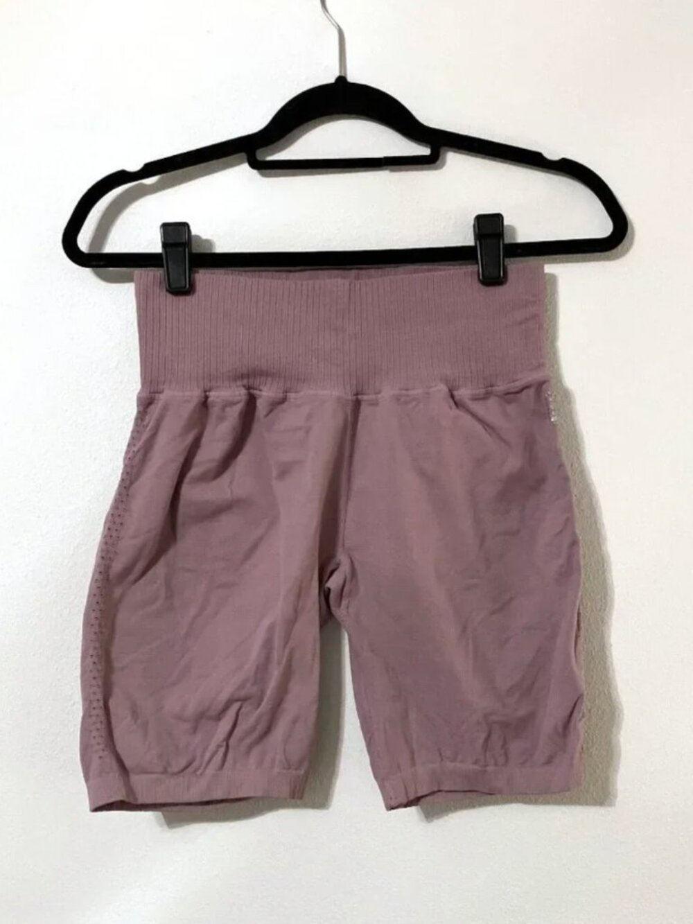 FP Movement Bike Shorts with Laser Cut Side Detail | Mauve | M/L